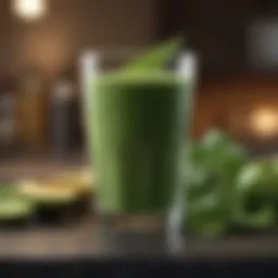 Healthy Green Smoothie for Back Fat Loss