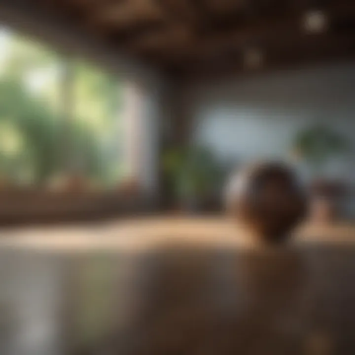 A serene environment promoting mindfulness