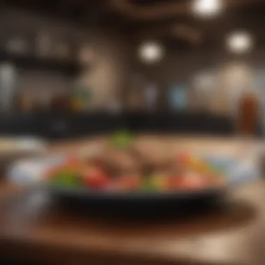 Mastering Portion Sizes A balanced plate showcasing portion control