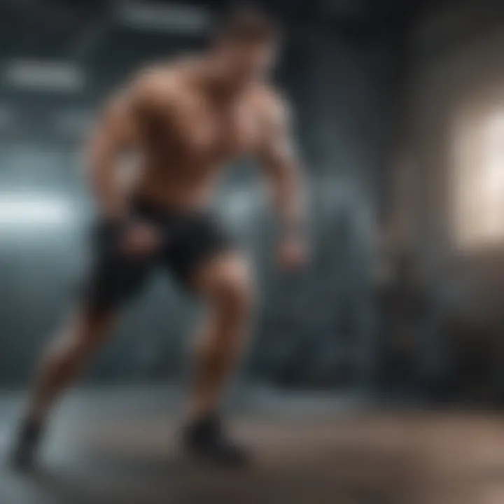 Strength training session focused on lower body