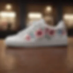 Elegant Walmart Sneaker with Floral Embellishments
