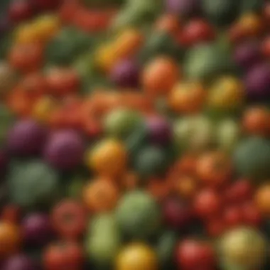 Nutrient-Dense Vegetables for Immunity A spread of colorful vegetables packed with essential nutrients.