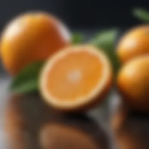 Vibrant citrus fruits rich in vitamin C.