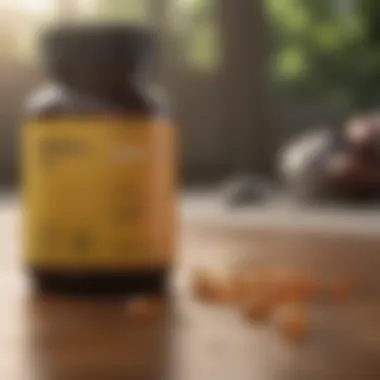 Vitamin Supplements for Immune Support An array of supplements highlighting major vitamins.