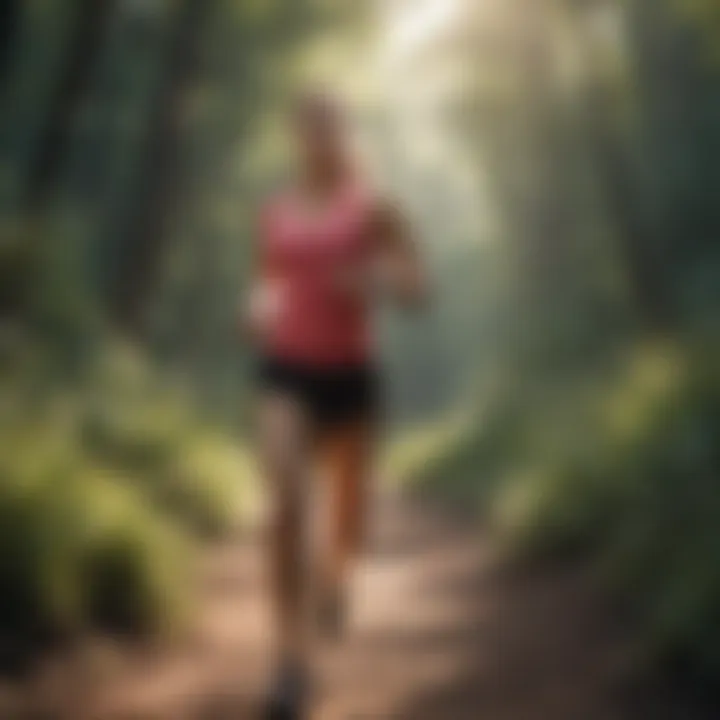 The Impact of Running on Fat Loss A runner on a scenic trail