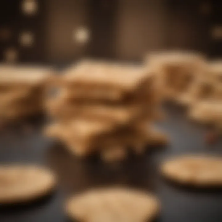 Nutritional information chart for peanut butter crackers