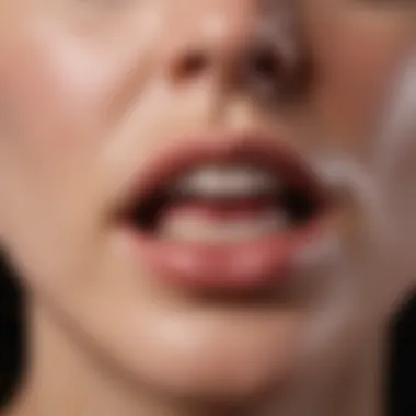 Array of over-the-counter cold sore products