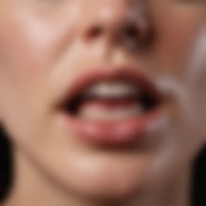 Array of over-the-counter cold sore products