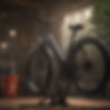 Maintenance tips for exercise bikes displayed visually