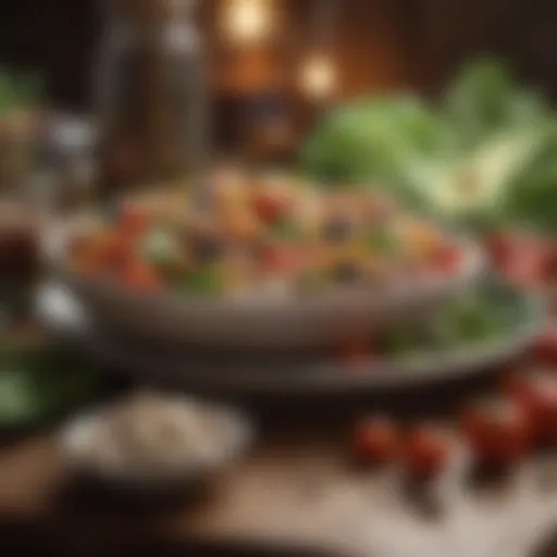 Fresh ingredients for Dash Diet recipe