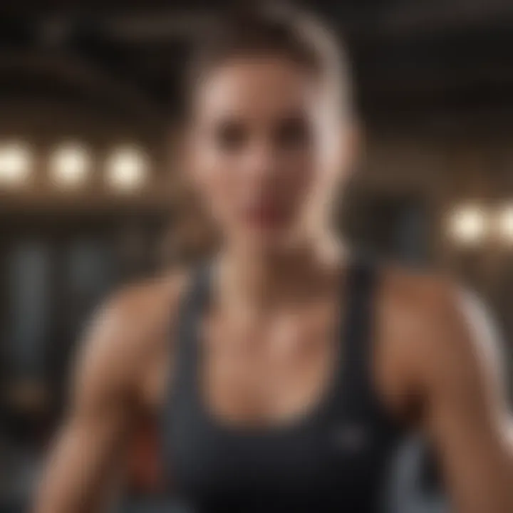 Community support features within a fitness application