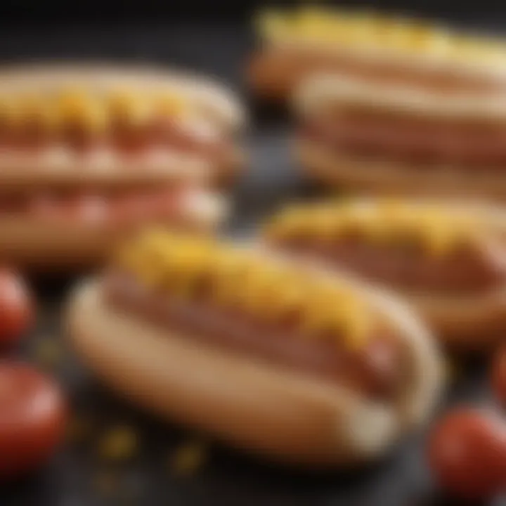 Fresh ingredients used in creating healthier hot dog alternatives