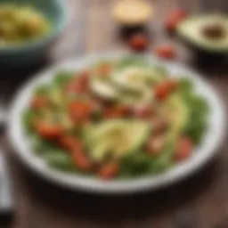 Fresh Avocado and Tomato Salad