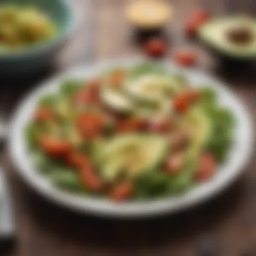 Fresh Avocado and Tomato Salad