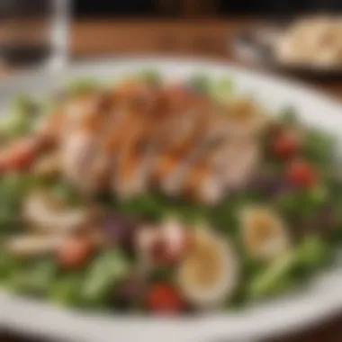 Grilled Chicken Salad Delight Savory protein-packed salad with grilled chicken