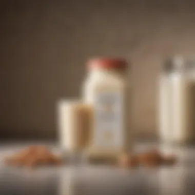 Cashew Milk Opulence Rich cashew milk in a modern container