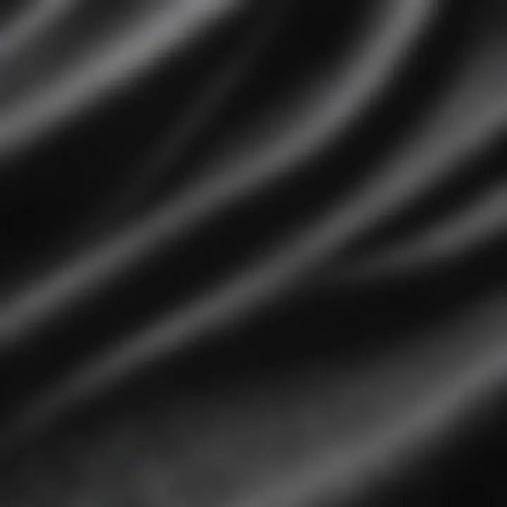 A close-up of the brief liner fabric used in activewear shorts, showcasing its texture and breathability.