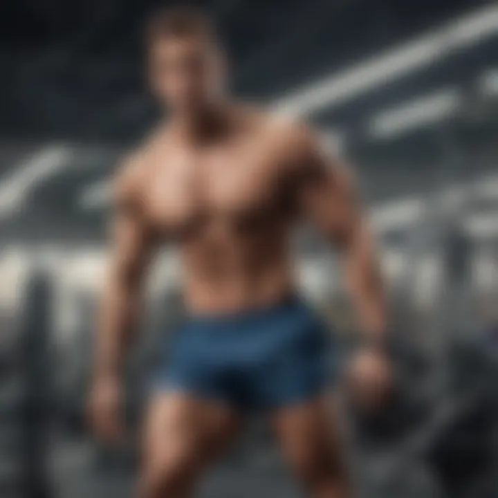 A fitness enthusiast engaging in a workout while wearing shorts with a brief liner, illustrating comfort in motion.