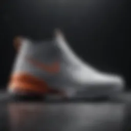 Nike shoe with visible arch support technology