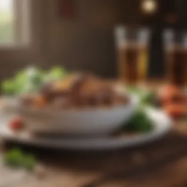 Balanced Diet for Liver Health A balanced plate representing dietary modifications that promote liver health