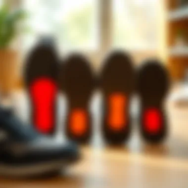 Comparing Shoe Fits and Arch Support Visual comparison of various shoe fits emphasizing arch support.
