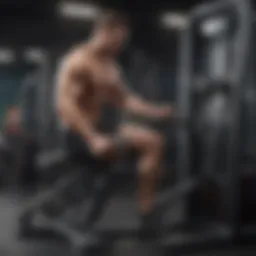 Innovative muscle training machine showcasing its ergonomic design