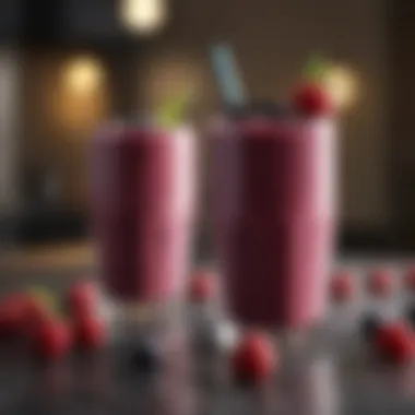 Berry Burst Bliss Vibrant Berry Blast Smoothie with Chia Seeds