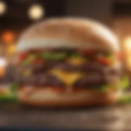 Sonic Burger nutritional breakdown
