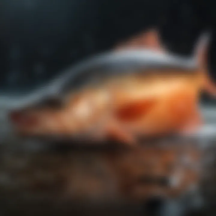 Fresh fish rich in omega-3 fatty acids
