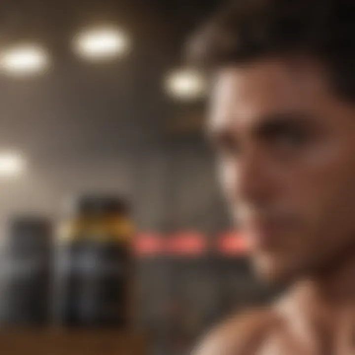 Graph analyzing the benefits and risks of testosterone supplementation