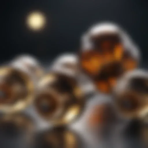 Dynamic visual representation of testosterone molecules
