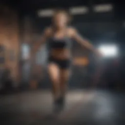 A high-quality CrossFit jump rope designed for speed and efficiency.