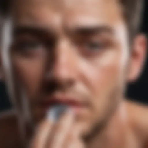 Person feeling fatigued due to high blood sugar