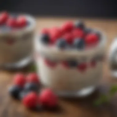 Exquisite Chia Seed Pudding Infused with Fresh Berries Crunchy Chia Seed Pudding with Berries