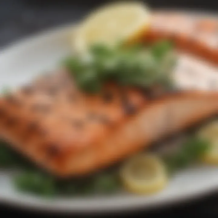 Grilled Salmon with Lemon and Herbs