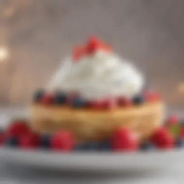 Fresh Berries and Whipped Cream Topping