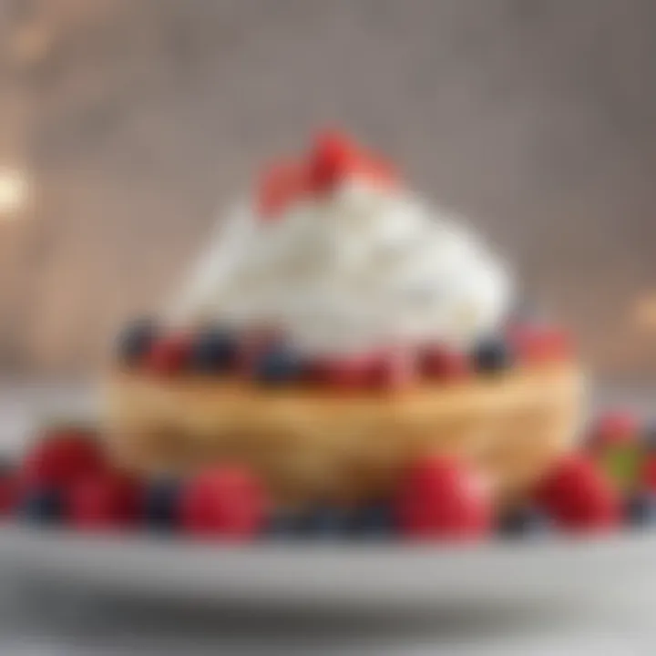 Fresh Berries and Whipped Cream Topping