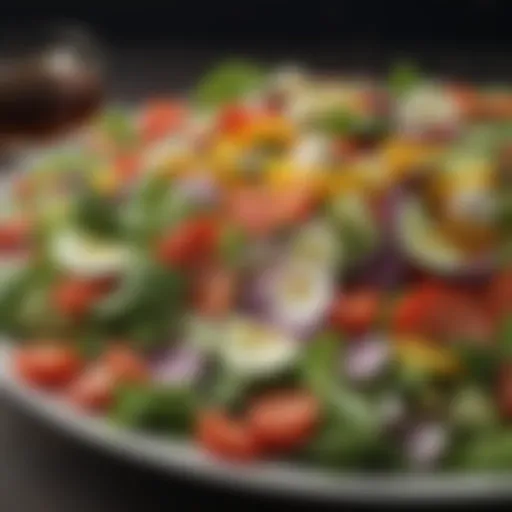Fresh and Colorful Vegetable Salad