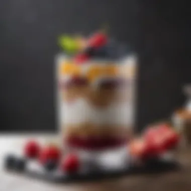 Fruit-infused Yogurt Parfait