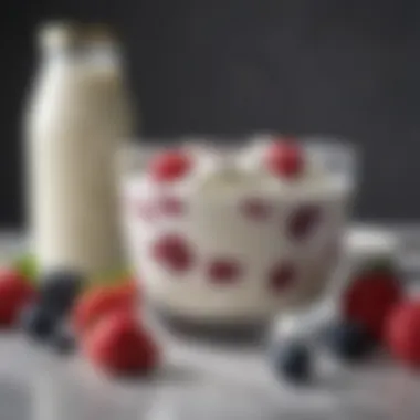 Greek yogurt with berries