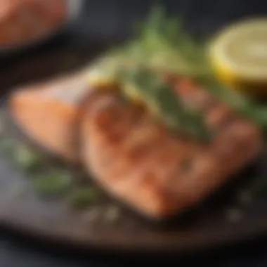 Grilled Salmon with Herb Butter