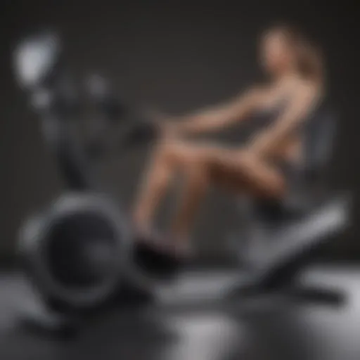 Innovative design of recumbent exercise bikes showcasing ergonomic features