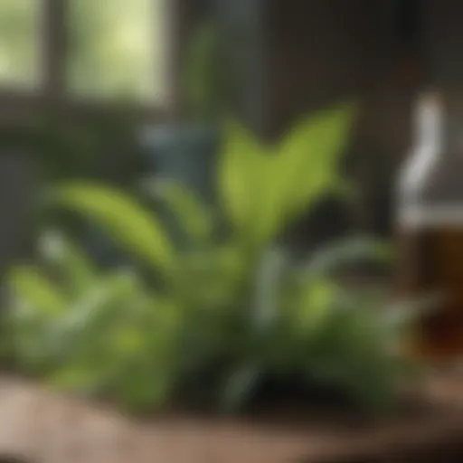 Natural herbs and plants for allergic rhinitis relief