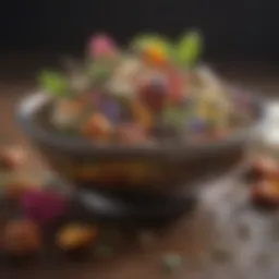 Herbal remedy potpourri for chest congestion relief