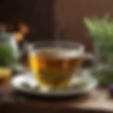 Herbal tea blend for respiratory health