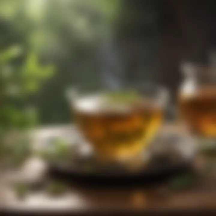 Herbal teas for allergy relief