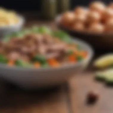 Wholesome Nutritional Balance Balanced Meal with Protein, Low Carbs, and Healthy Fats