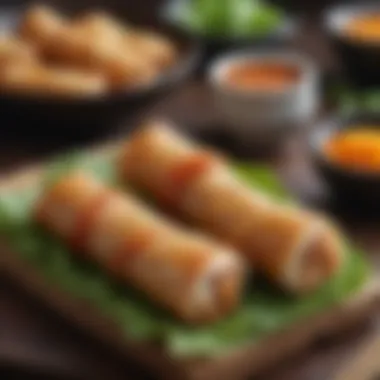 Indulge in Crispy MSG-Free Chinese Spring Rolls