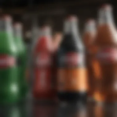 Comparing calorie content of different soda brands