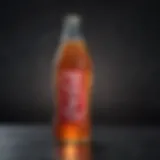 Refreshing soda bottle with low calories